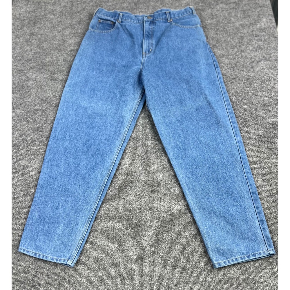 Todays News Mens Blue Straight Leg Denim Jeans Size 38x30 Medium Wash Classic